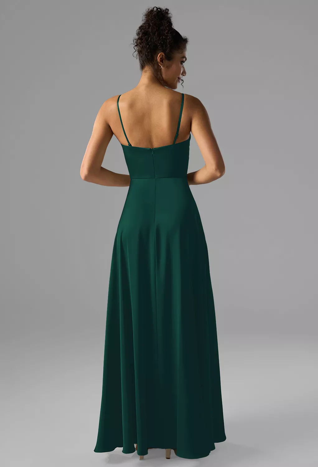 AW Rhiannon Hunter Green  Convertible Bridesmaid Dresses